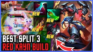 NEW BEST RED KAYN BUILD FOR SEASON 14 Split 3 [upl. by Ottilie966]