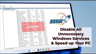 How to Disable Unnecessary Windows Services amp Speed Up Windows PC [upl. by Blount]