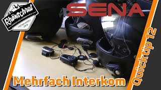 Sena  Mehrfach Bluetooth Interkom  quicktips  QT12 [upl. by Naimerej]