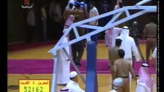 Basketball fight NBA مضاربة الكويت والبحرين كرة السلة [upl. by Sirrom710]