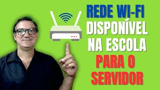 Rede WIFI Disponivel na Escola Para os Servidores da Educação MG [upl. by Yonatan806]