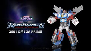 Hasbro Pulse  Transformers HasLab Legacy Robots in Disguise 2001 Omega Prime [upl. by Ihpen]