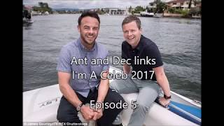 Ant and Dec links  Im A Celeb 2017  Episode 5 [upl. by Shirl]