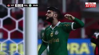 VITORIA 0 X 1 PALMEIRAS  GAMEPLAY PES 2021 [upl. by Rustie]