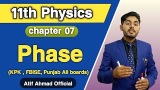 phase class 11 physics  phase constant  phase difference  kpk punjab federal balochistan board [upl. by Olney760]