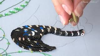 Luneville Embroidery Tutorial Professional Lesson 8 [upl. by Patience]