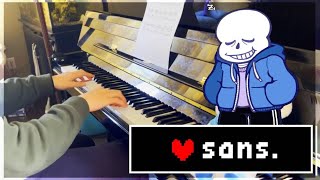 【Undertale】sans Piano cover [upl. by Eilrac]