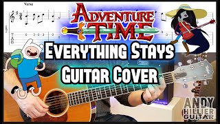 Adventure Time  Everything Stays Easy Guitar Tabs Tutorial [upl. by Sugden]