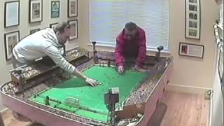 Full Subbuteo Game Play from the Stadium of Fingers game 2 [upl. by Enrev798]