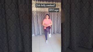 Side belly workout weightloss viralvideo yoga ytviral [upl. by Hamrah206]