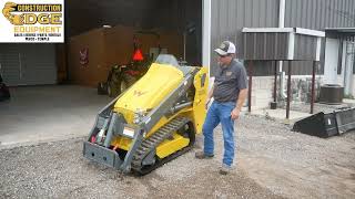 WACKER NEUSON MINI TRACK LOADER SM100 WALKAROUNDDEMO [upl. by Eznyl]