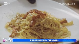 La carbonara il piatto della discordia  Sabato in diretta 12102024 [upl. by Allicserp]