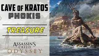 Cave of Kratos Phokis  Loot Treasure Location  ASSASSIN’S CREED ODYSSEY [upl. by Heydon]