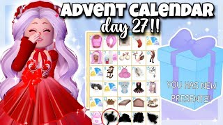 ADVENT CALENDAR DAY 27  Roblox royal high [upl. by Norven]