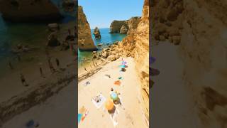 Na vibe do verão europeu apresento a vocês a Praia da Marinha Algarve 🇵🇹 drone portugal [upl. by Eihtur399]