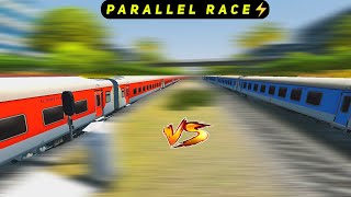 Rajdhani VS Gatiman ⚡ Train Racing In Indian Train Simulator  Highbrow Interactive  RGI [upl. by Ailima]