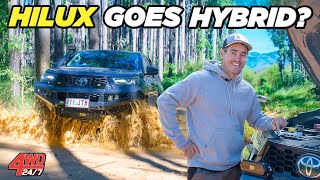 HYBRID DUAL CAB UTES COMING TO AUSTRALIA  Shaunos honest opinion on 48V Mild Hybrid Toyota HiLux [upl. by Petula]