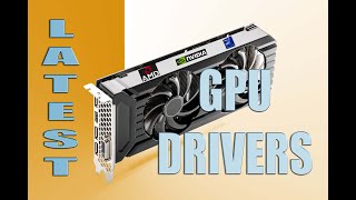 🔴 Latest GPU Driver Update  Nvidia AMD Intel [upl. by Tegan793]