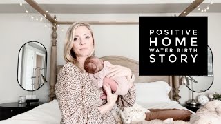 My Spiritual home water birth story  Natural amp Positive  Baby 5  43 yrs old hypnobabies [upl. by Suoicerp]