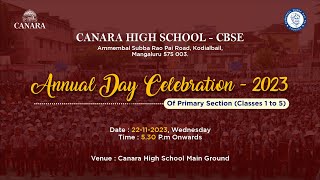 Canara High School  CBSE  Annual Day celebrations [upl. by Gothurd]