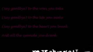 My Chemical Romance  To The End lyrics [upl. by Nasia]