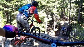 Shredding Whistler Mountain Bike Parks Technical Trails with Seth [upl. by Wallford]