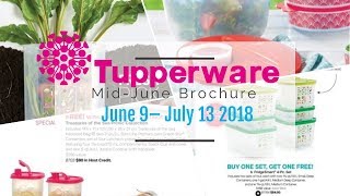 Tupperware Flyer Catalogue June 9  July 13 2018 US amp Canada [upl. by Sergu]