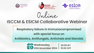 Online ISCCM amp ESICM Collaborative Webinar [upl. by Spatz]