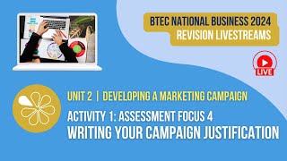 Writing your Justification AF4 for BTEC National Business Unit 2 [upl. by Kenway899]