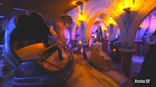 Ghost Castle Dark Ride  Europa Theme Park 2021  Omnimover Haunted Ride [upl. by Cristen811]