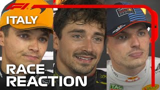 Drivers Reaction After the Race  2024 Italian Grand Prix [upl. by Sirdna969]