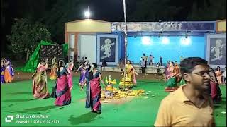 gummare gumma song dance performance by genco palvancha kolatam group [upl. by Aivatra]