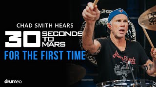 Chad Smith Hears Thirty Seconds To Mars For The First Time [upl. by Atineb162]