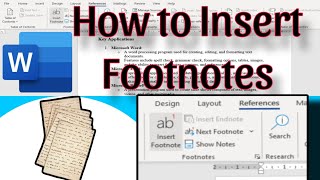 Footnotes in MS Word Easy Steps to Look Professional [upl. by Hornstein]