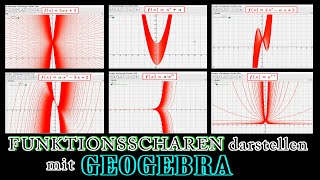 FUNKTIONSSCHAREN darstellen mit GEOGEBRA [upl. by Johanan]