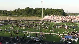 Hilliard Bradley Marching Band Team Entrance August 30 2024 vs Hilliard Darby [upl. by Patten]