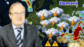 METEO  DOMANI  SaBATO 19 OTTOBRE 2024 forti piogge e forti venti nelle città italiane [upl. by Htes]