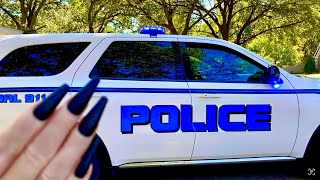 ASMR in POLICE CAR 🚔 TOUR wTAPPING amp SCRATCHING [upl. by Llevart841]