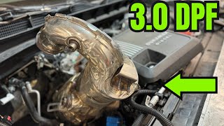 DPF Removal  Replace 30 Duramax Diesel new SCRF  NOX Filter [upl. by Acined487]