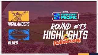 HIGHLANDERS V BLUES  SR ROUND 13 2024  DELIVEREASY HIGHLIGHTS [upl. by Melnick]