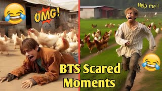 BTS Scared Moments Scary Experience [upl. by Vaclava51]