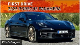 2025 Porsche Panamera Turbo EHybrid  First Drive  Drivingca [upl. by Yzzo]