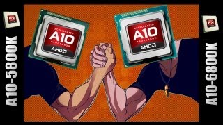 AMD A106800K vs A105800K APU Quick Benchmarks [upl. by Idac]