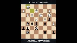 Viktor Korchnoi vs Mikhail Botvinnik  URS Championship 1955 [upl. by Pearson]