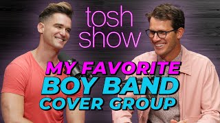 My Favorite Boy Band Cover Group  Travis Nesbitt  Tosh Show [upl. by Eiramana138]