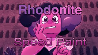 Rhodonite Steven Universe Speed Paint [upl. by Perdita]