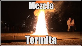 ¡Hacemos TERMITA 🔥 ¡La reacción que más CALOR desprende 🔥  Aluminotermia [upl. by Nettirb329]