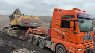 Loading amp Transporting On Site The Volvo EC700 Excavator  SotiriadisLabrianidis Mining Works  4k [upl. by Eiramanna471]