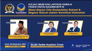 Masa Depan Cita Kedaulatan Rakyat dan Negara Hukum Dalam Konstitusi Indonesia [upl. by Araf455]