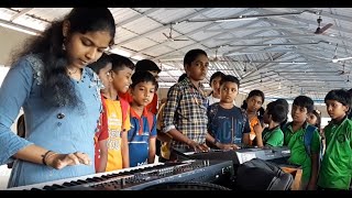 Keyboard Class LOYOLA ICSE SCHOOL MUKUNDARA Theri Songs  En Jeevan [upl. by Sapowith]